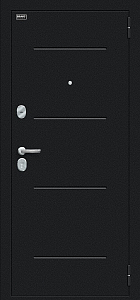 Товар Дверь Техно Букле черное/Bianco Veralinga BR4992