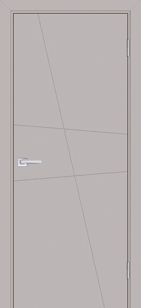 Фото Межкомнатная дверь Смальта-Лайн 02 Сапфир ral 7044